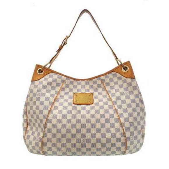 Louis Vuitton Damier Azur White Galliera GM Shoulder Bag - Picture 1 of 8
